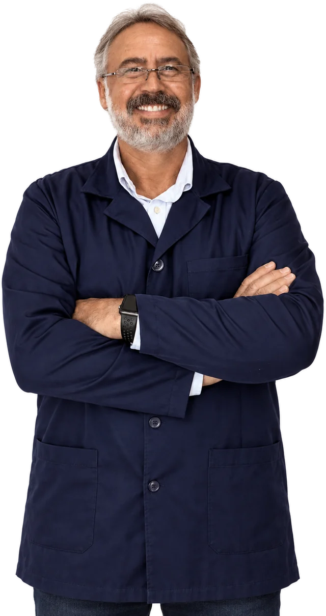 Dr. Eulélio, médico veterinário da Clinvet